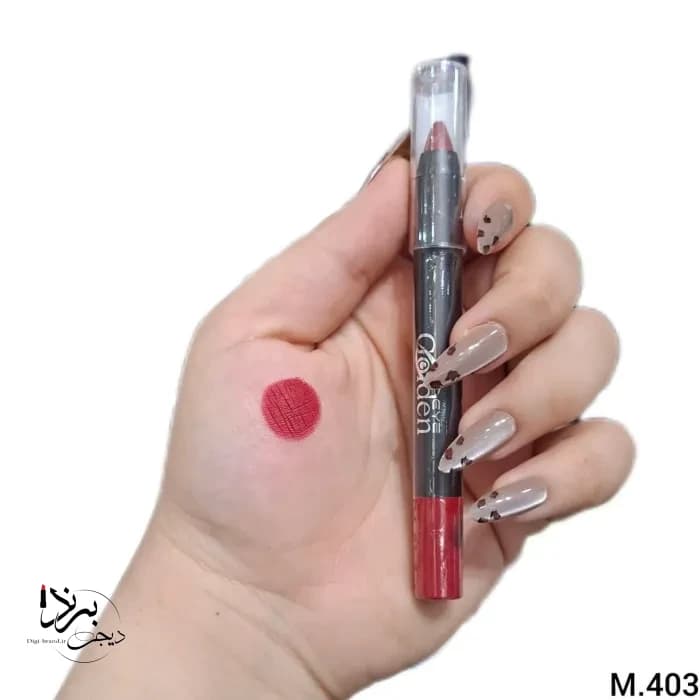 رژ مدادی گلدن‌ای حاوی ویتامین‌E شماره 403