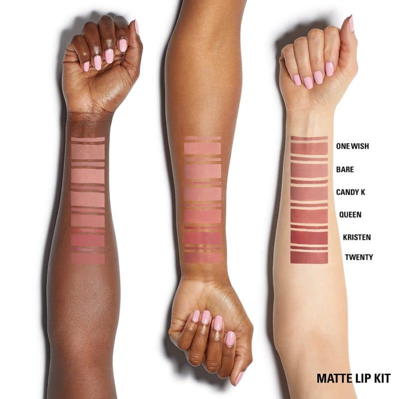 ست رژ لب مایع و مداد لب کایلی جنر Kylie Cosmetics Matte Liquid Lipstick & Lip Liner – Candy K — تصویر ۳