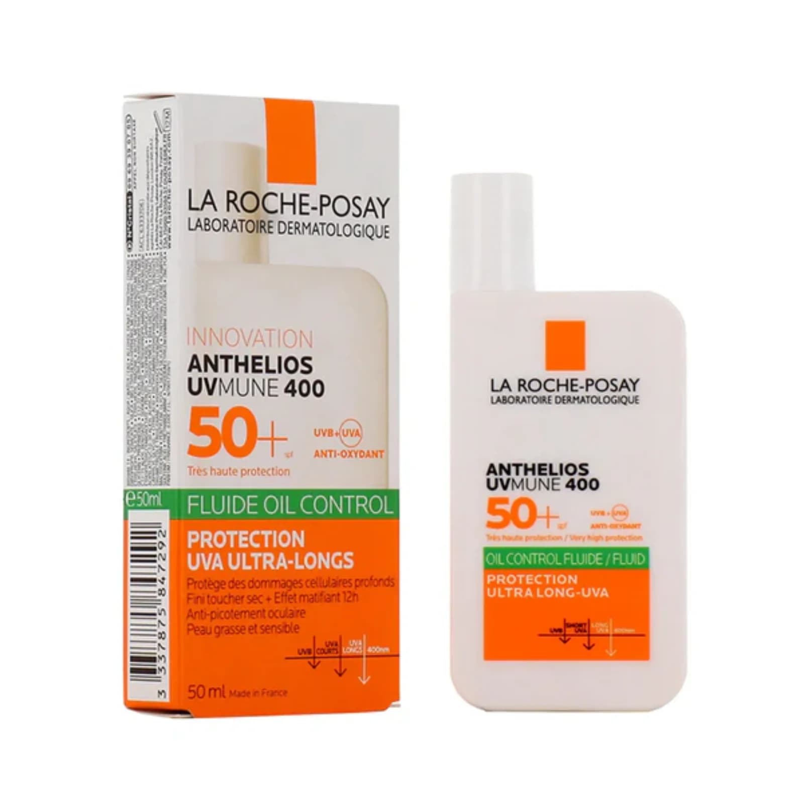 ضدآفتاب لاروش پوزای UVMune 400 Oil Control Fluid SPF50+ حجم 50 میل — تصویر ۳