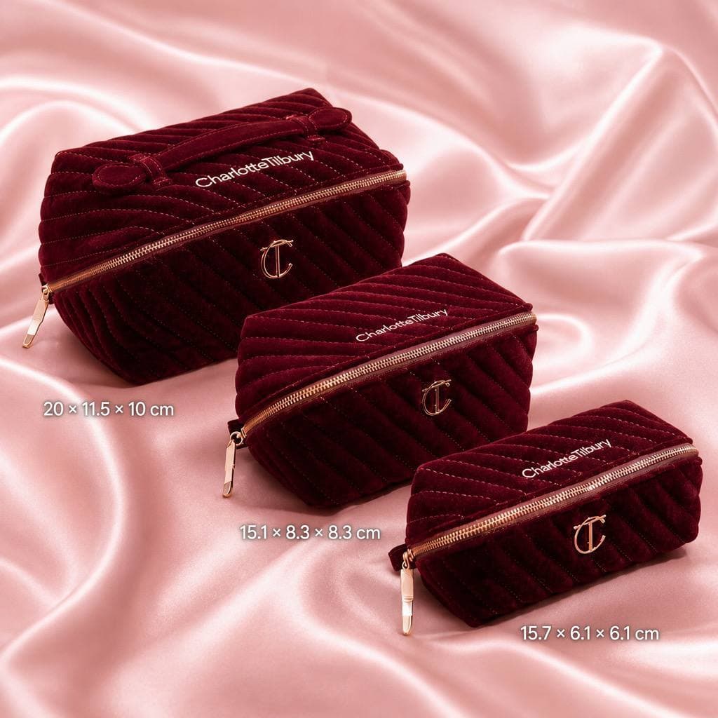 کیف آرایشی شارلوت تیلبری Makeup Bag of Dreams | Charlotte Tilbury Makeup Bag of Dreams Makeup Organizer