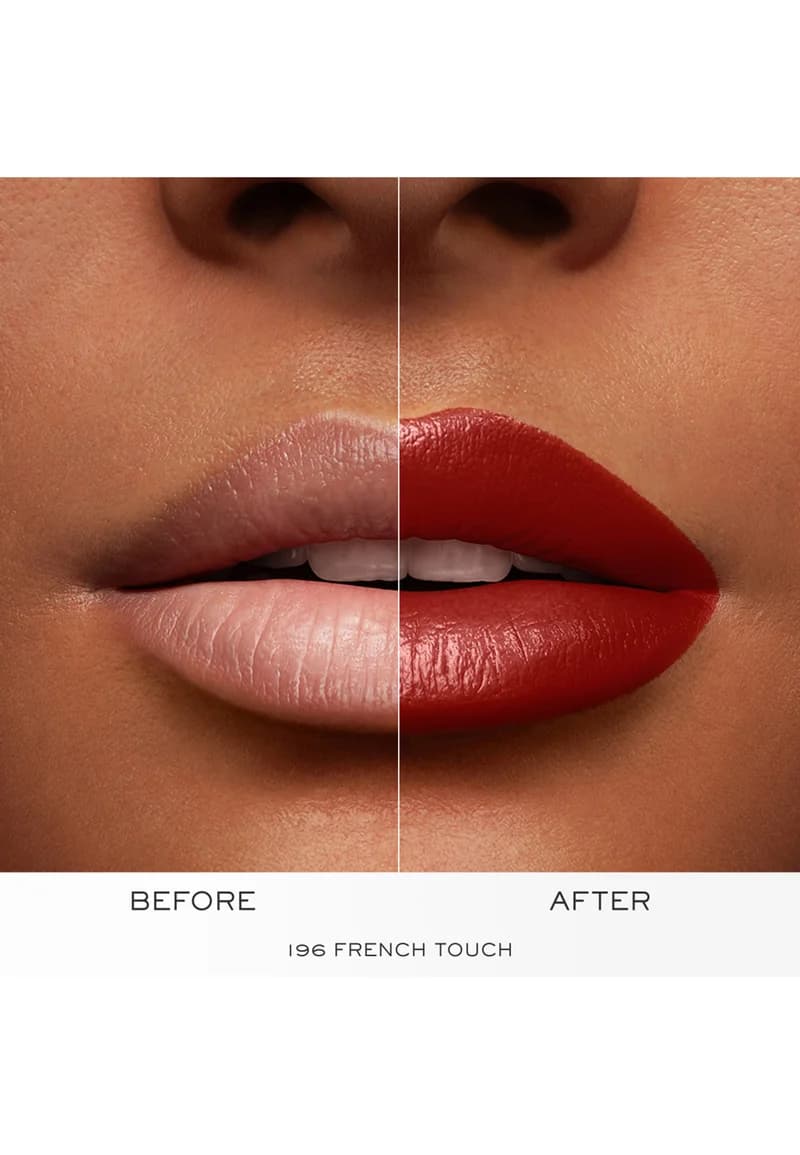 رژ لب مینی لانکوم شماره 196 فرنچ تاچ | Lancôme L’Absolu Rouge Cream Lipstick 196 French Touch — تصویر ۳
