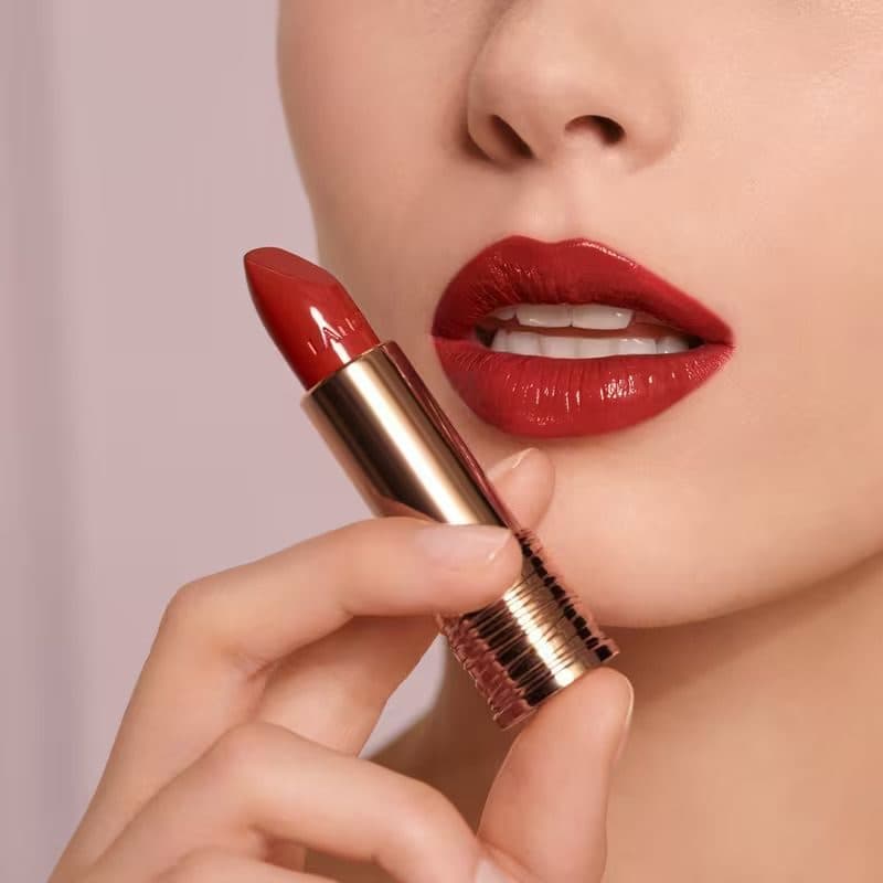 رژ لب مینی لانکوم شماره 196 فرنچ تاچ | Lancôme L’Absolu Rouge Cream Lipstick 196 French Touch