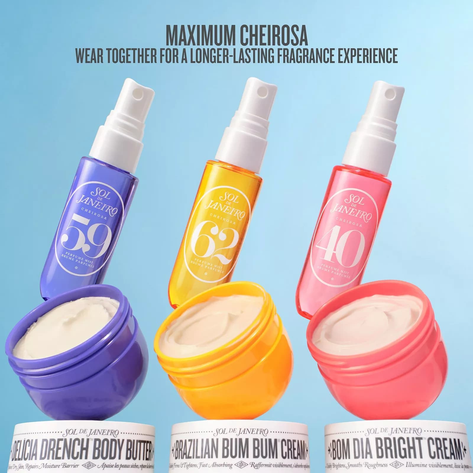 پک ۳ عددی کرم بدن سول د ژانیرو Limited Edition Body Cream Discovery Set | هرکدام ۵۰ میل — تصویر ۵