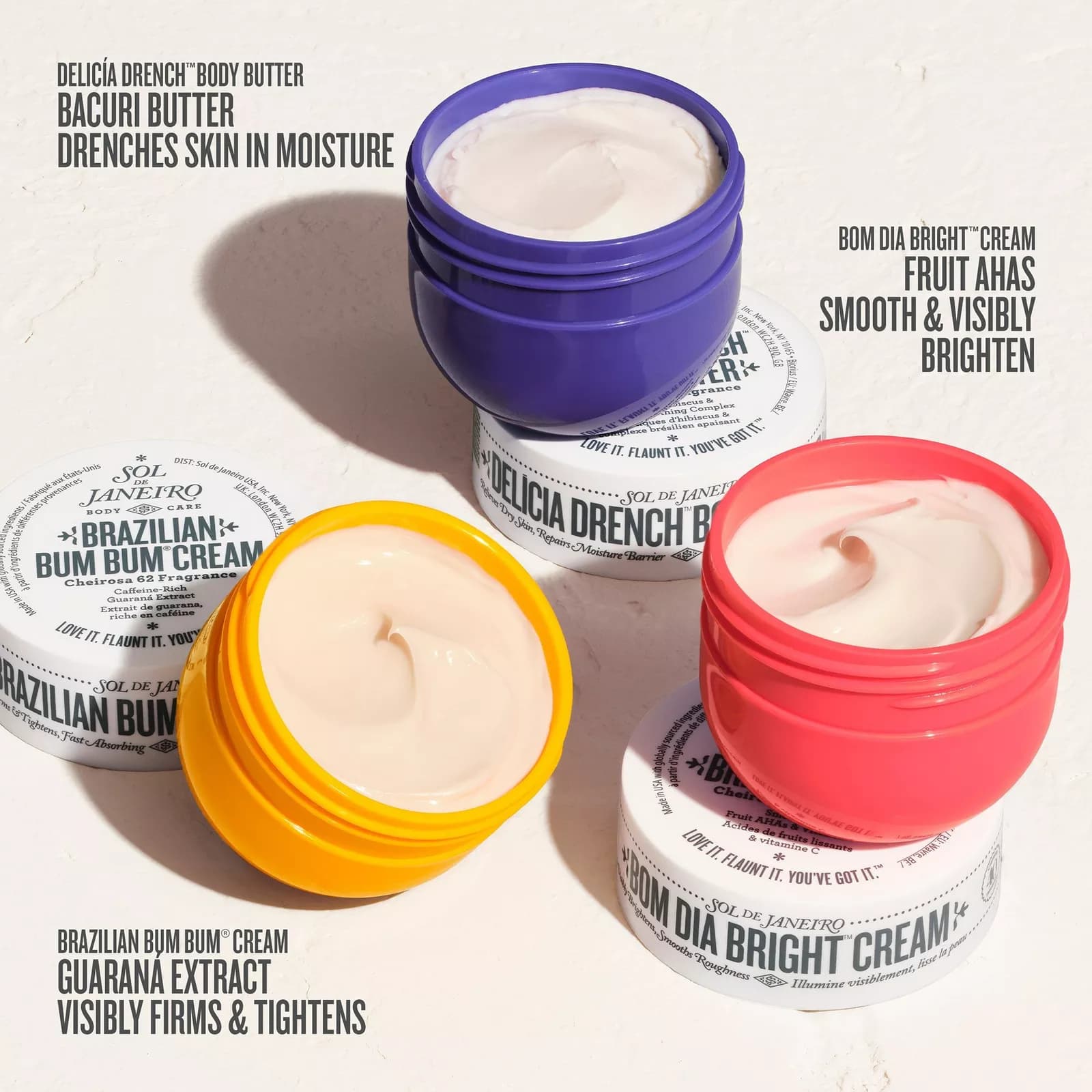 پک ۳ عددی کرم بدن سول د ژانیرو Limited Edition Body Cream Discovery Set | هرکدام ۵۰ میل — تصویر ۴