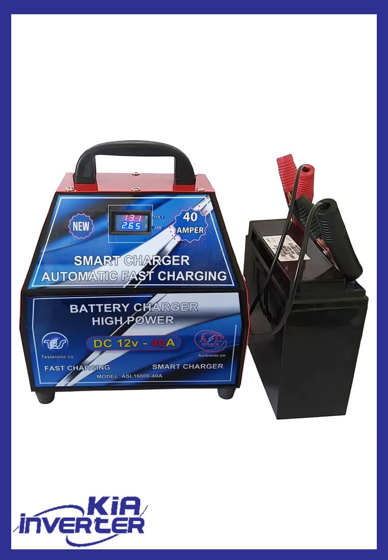 شارژر اتوماتیک باتری خودرو مدل تسترونیک ASL-16000-40A