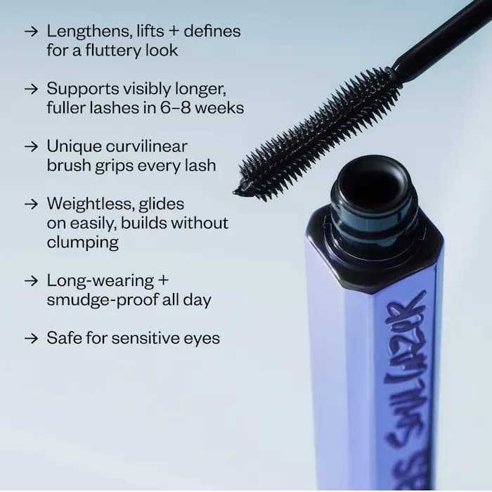ریمل بلند کننده و سرم تقویت مژه کوزس Kosas Soulgazer Lengthening Mascara + Lash Serum in 1 for Sensitive Eyes — تصویر ۷