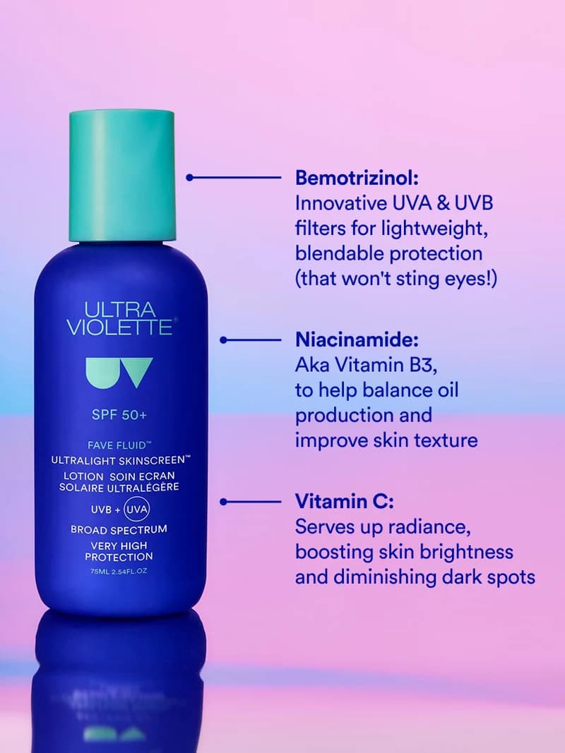ضدآفتاب اولترا ویولت Fave Fluid SPF 50+ حجم ۳۰ میلی‌لیتر — تصویر ۷