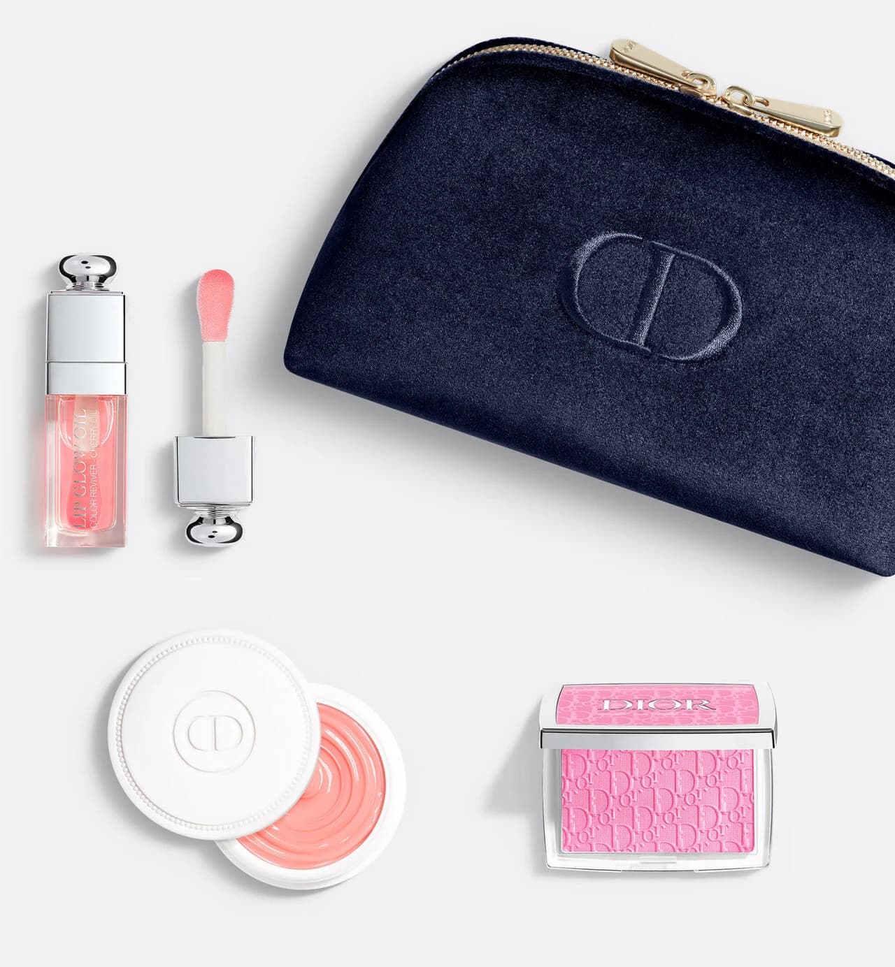 ست آرایشی دیور مدل Makeup Set Limited Edition | شامل لیپ گلو اویل، رژگونه و کرم ناخن دیو