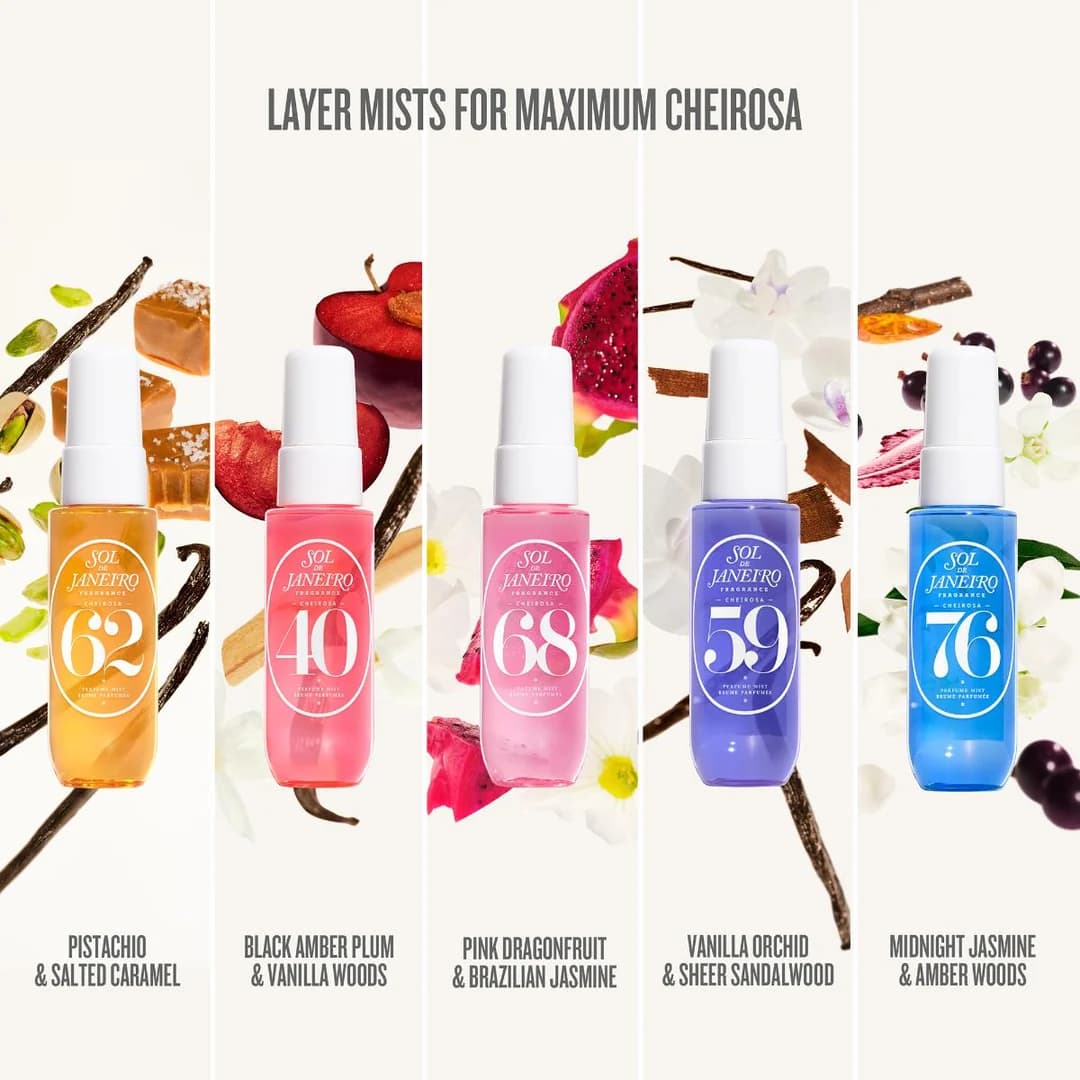 پک میست سول د ژانیرو مدل Cheirosa Perfume Mist Discovery Set | مجموعه ۳ عددی ۳۰ میلیلیتری — تصویر ۴