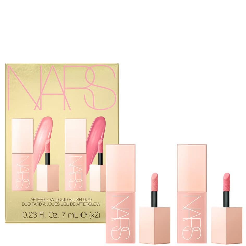 رژگونه مایع دوتایی نارس مدل Afterglow Liquid Blush Duo رنگ Orgasm و Bubbly | حجم پک 14 میلی‌لیتر