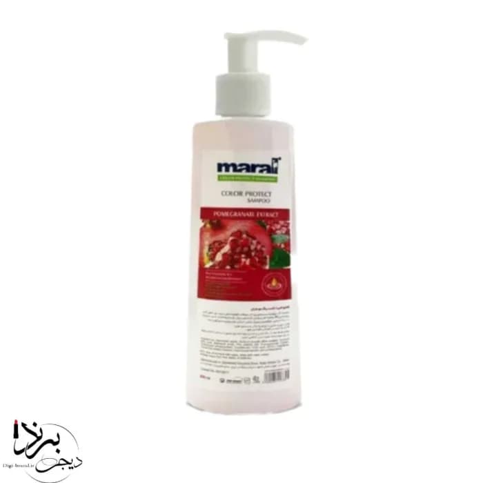 شامپو تثبیت کننده رنگ مو مارال حاوی عصاره انار200میل