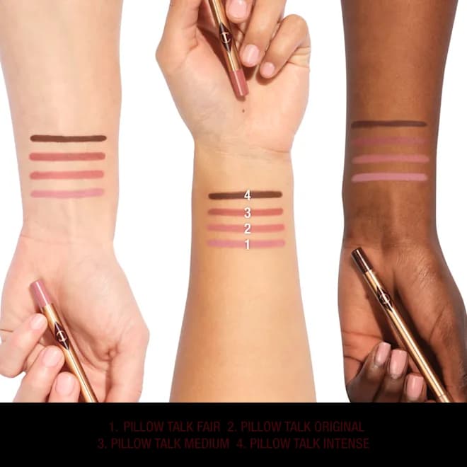 مداد لب شارلوت تیلبری پیلوتاک مدیوم فولسایز | Charlotte Tilbury Lip Cheat – Pillow Talk Medium — تصویر ۴