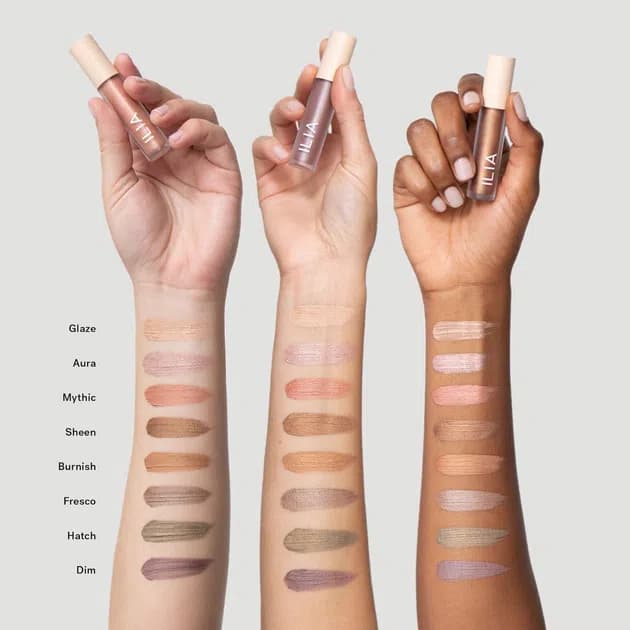 سایه چشم مایع با بافت کرم به پودر ایلیا Liquid Powder Eye Shadow Tint — تصویر ۳
