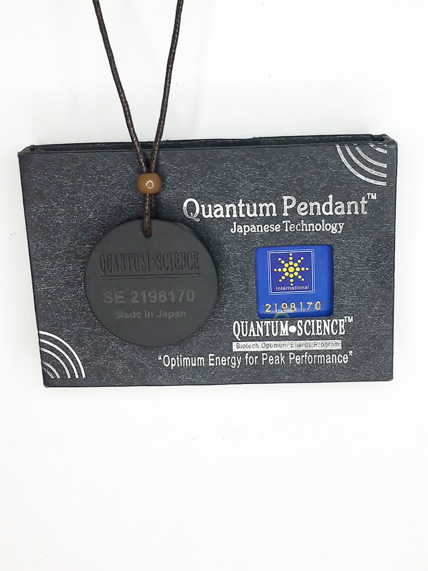گردنبند ضد امواج الکترومغناطیسی انرژی اسکالر اورجینال Quantum Pendant- ساخت ژاپن- بسته ۳عددی
