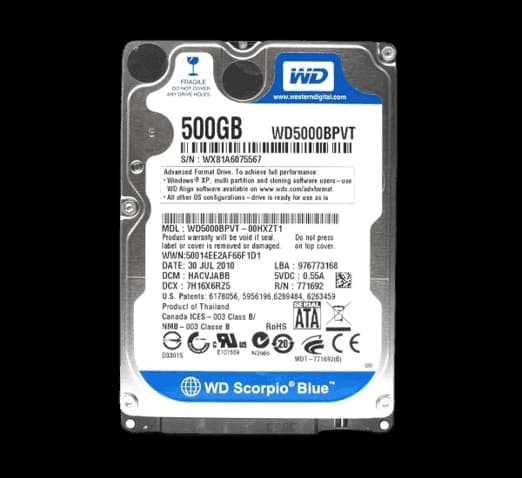 هارد دیسک 500GB لپتاپ میکس برند — تصویر ۳