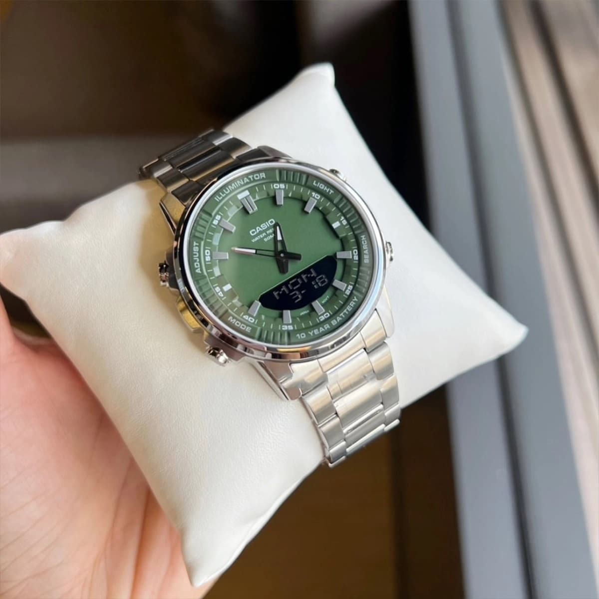 ساعت مردانه کاسیو مدل CASIO AMW-880D-3AVDF — تصویر ۴