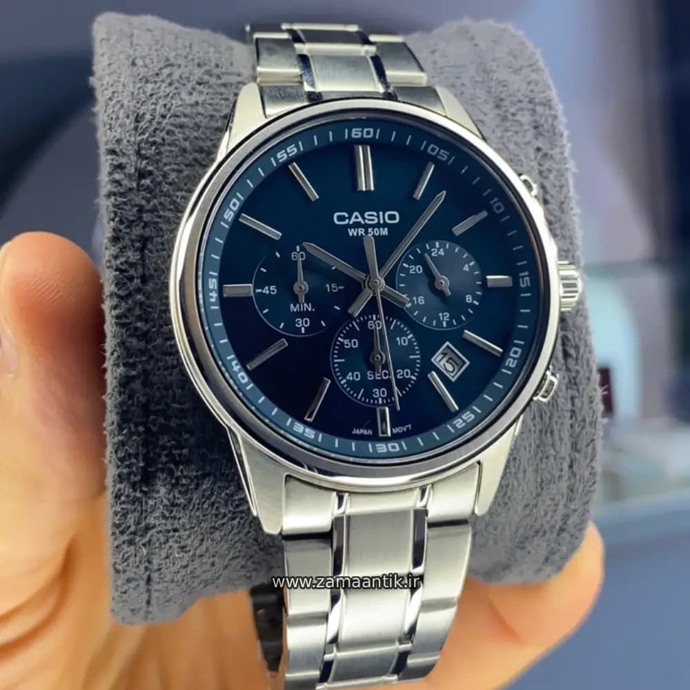 ساعت مردانه کاسیو مدل CASIO MTP-E515D-2A1VDF — تصویر ۴