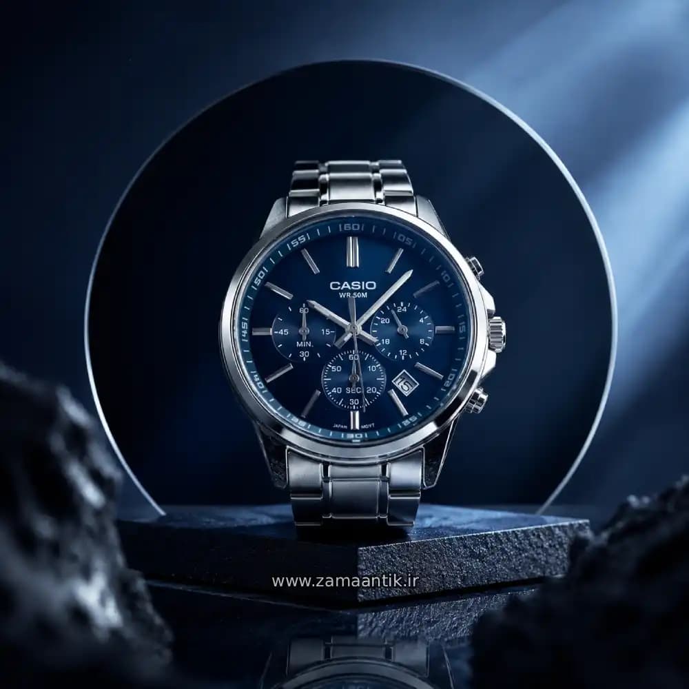 ساعت مردانه کاسیو مدل CASIO MTP-E515D-2A1VDF — تصویر ۶