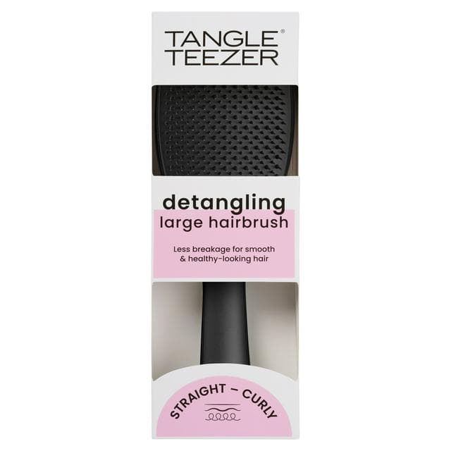 برس مو تنگل تیزر دتانگلینگ سایز بزرگ مناسب موهای صاف و فر | Tangle Teezer Detangling Large Hairbrush – Straight & Curly — تصویر ۴