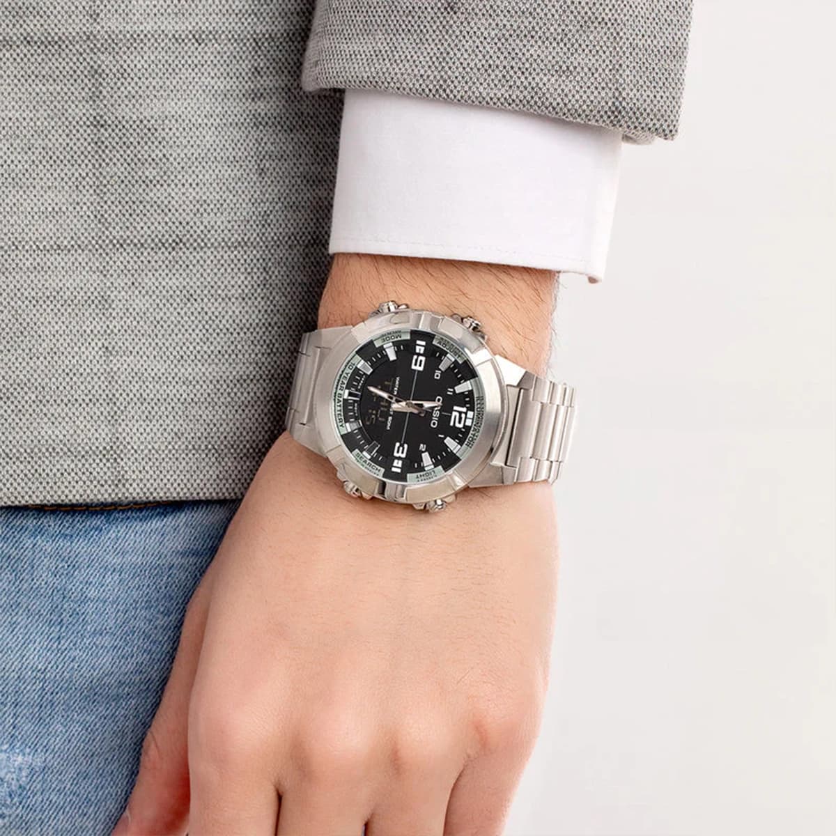 ساعت مردانه کاسیو مدل CASIO AMW-870D-1AVDF — تصویر ۱۱