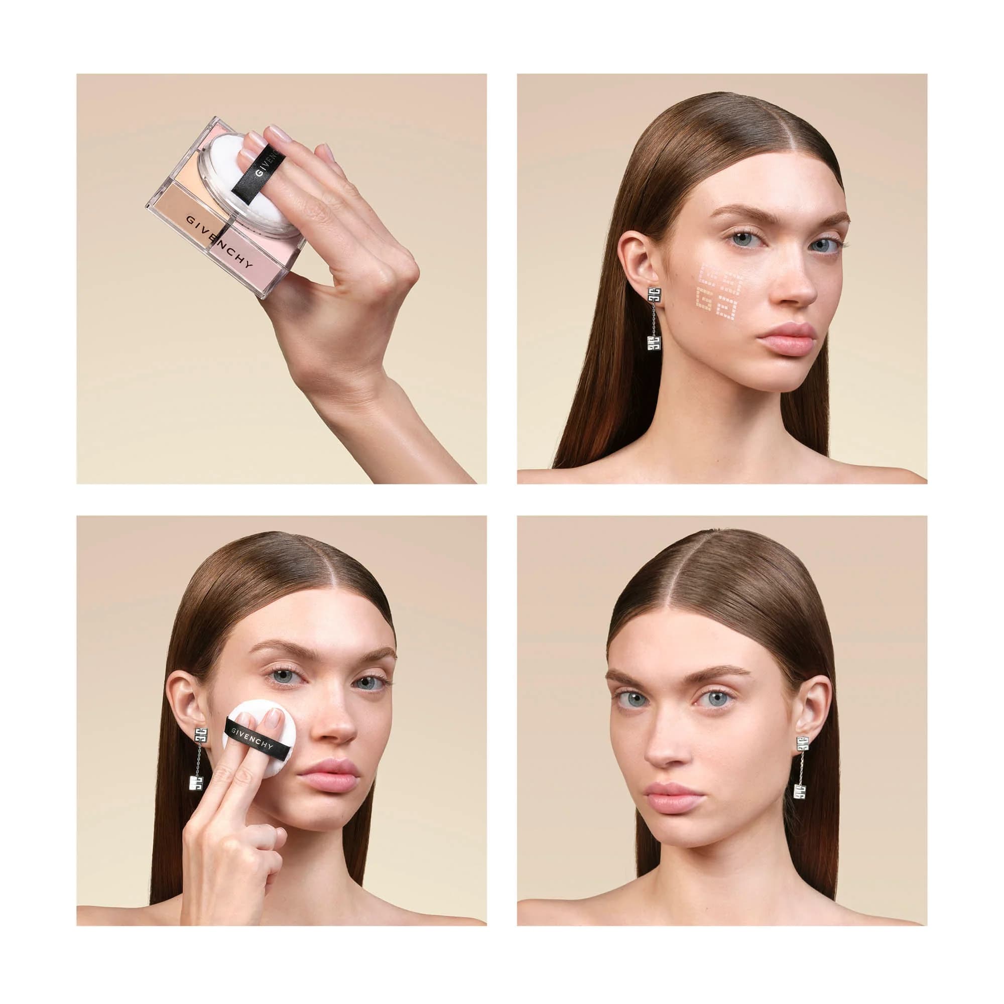 پودر فیکس و ماتکننده ژیوانشی پریسم لیبره رنگ 02 Satin Blanc | Givenchy Prisme Libre 4-Color Loose Powder – 02 Satin Blanc (10g) — تصویر ۶