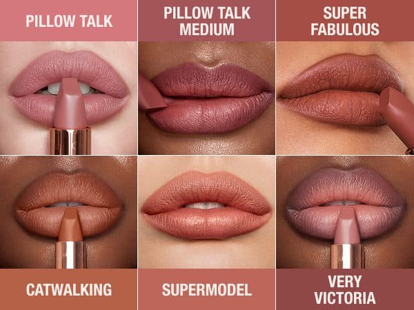 رژ لب مات شارلوت تیلبری رنگ Pillow Talk Medium | Charlotte Tilbury Matte Revolution Lipstick – Pillow Talk Medium (3.5g) — تصویر ۳