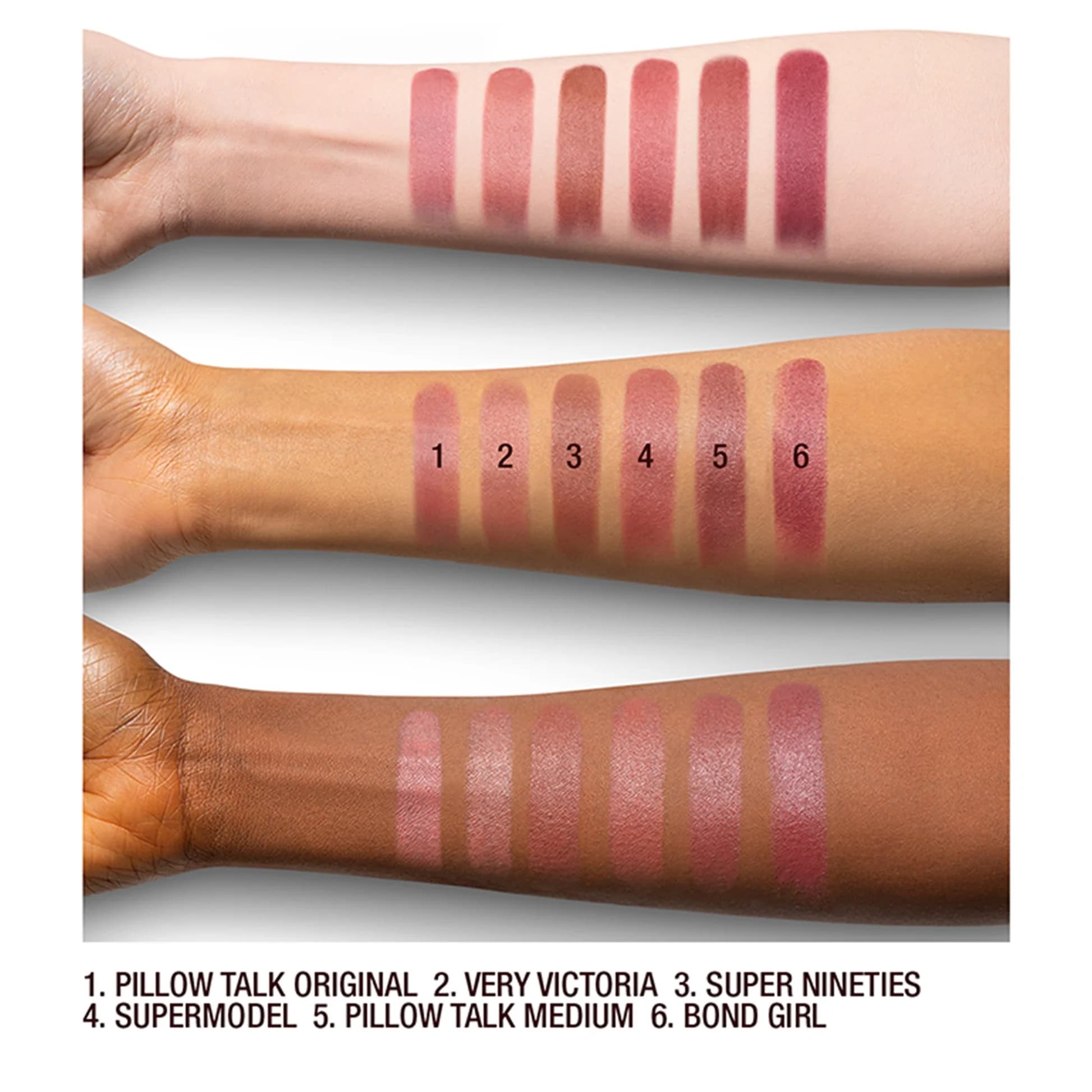 رژ لب مات شارلوت تیلبری رنگ Pillow Talk Medium | Charlotte Tilbury Matte Revolution Lipstick – Pillow Talk Medium (3.5g) — تصویر ۷
