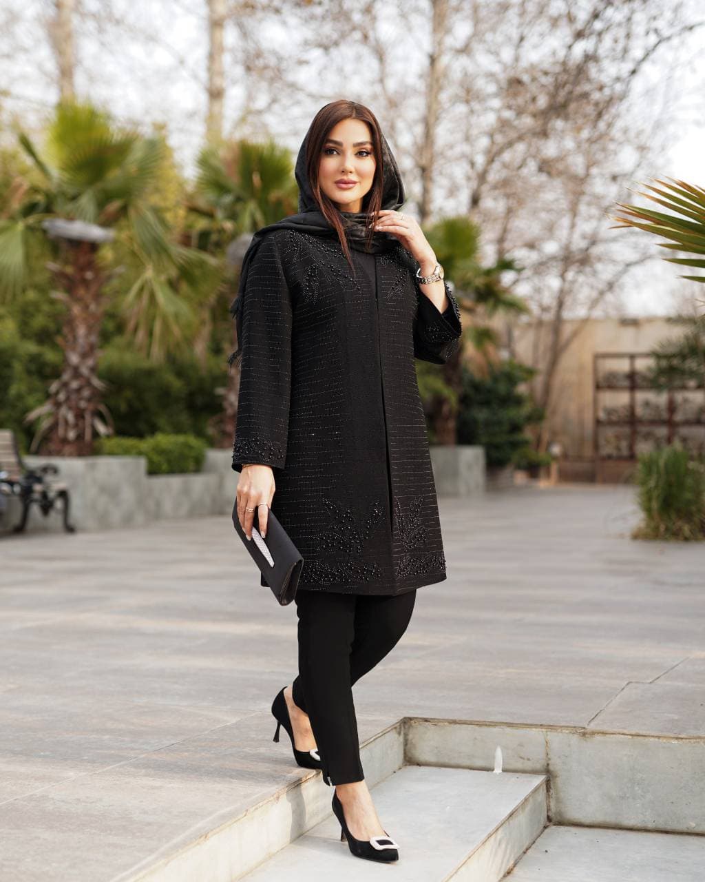 مانتو مدل آینور کد 743 زنانه مجلسی (ضمانت اصالت) ارسال رایگان