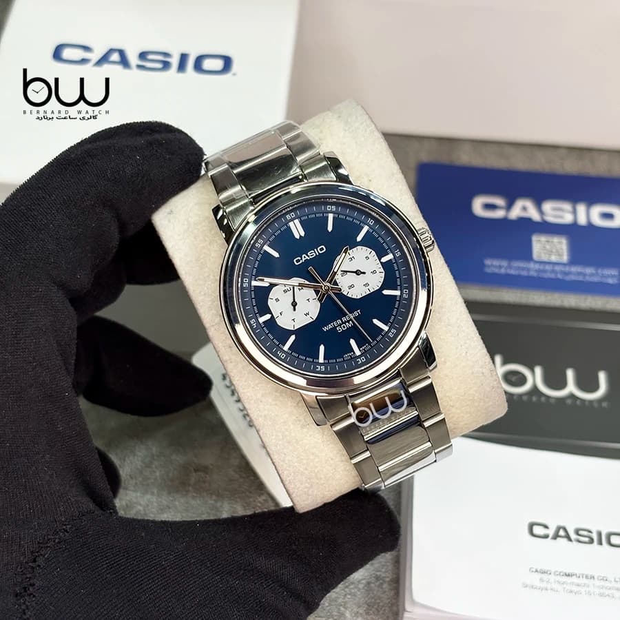 ساعت مردانه کاسیو مدل CASIO MTP-E335D-2E1V — تصویر ۴