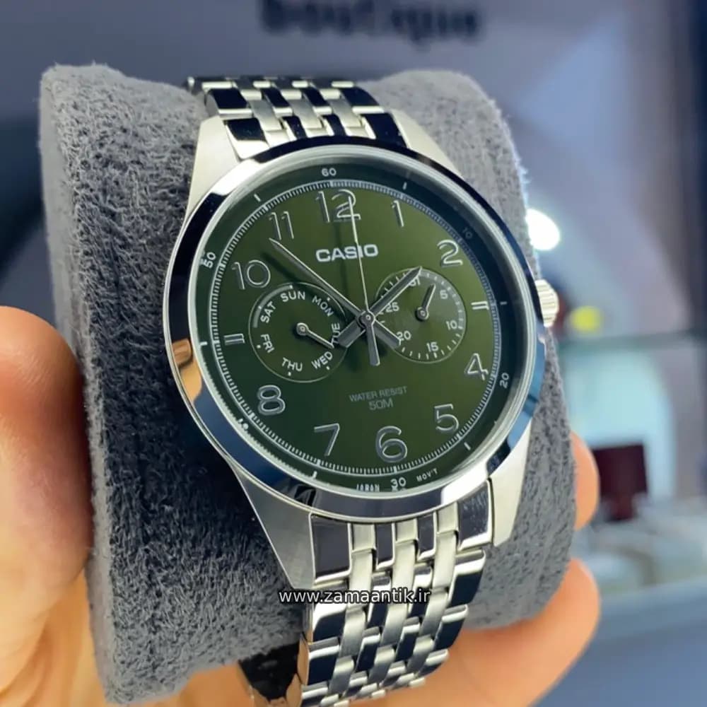 ساعت مردانه کاسیو مدل CASIO MTP-E340D-3AVDF — تصویر ۴