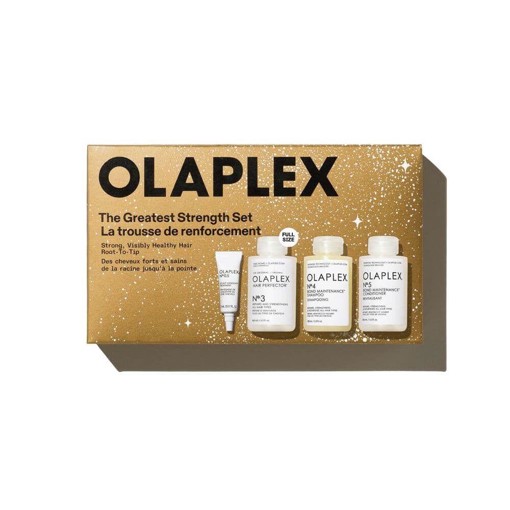 ست تقویت و ترمیم مو اولاپلکس مدل The Greatest Strength Set | OLAPLEX Hair Repair Gift Set