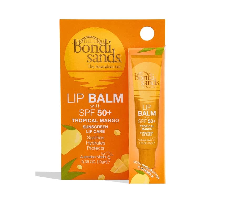 بالم لب باندی سندز SPF50+ رایحه انبه استوایی ۱۰ گرم | Bondi Sands Lip Balm SPF50+ Tropical Mango 10g