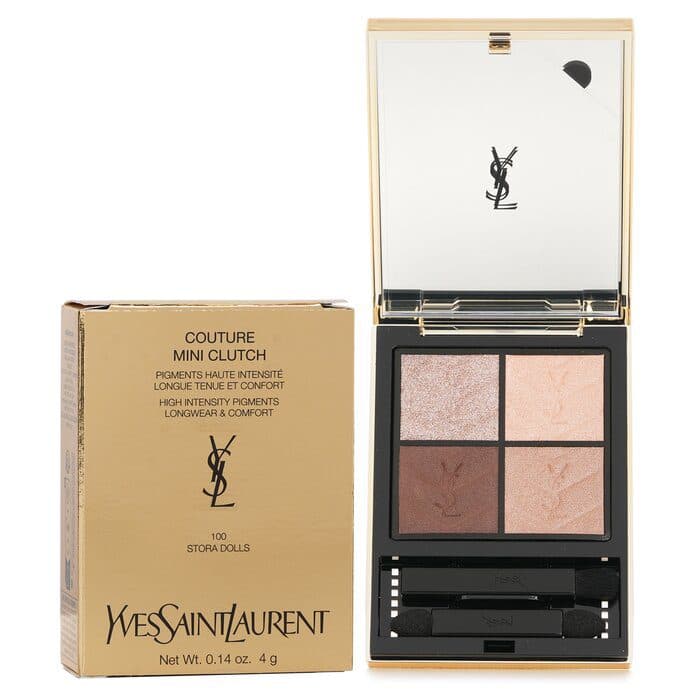 پالت سایه چشم ایو سن لوران کوتور مینی کلاچ شماره 100 استورا دالز | YSL Couture Mini Clutch Eyeshadow Palette Shade 100 Stora Dolls