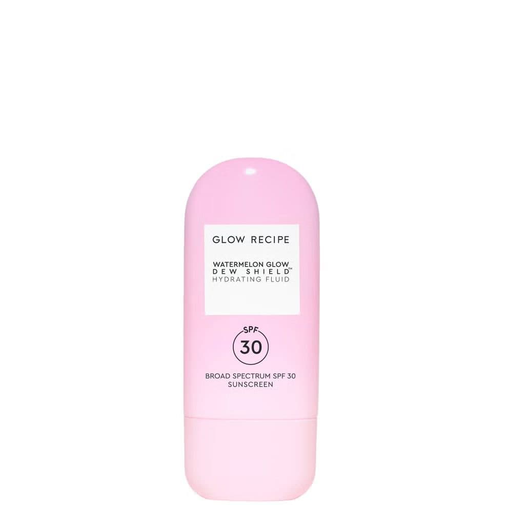 فلوئید آبرسان و ضدآفتاب واترملون گلو گلو رسیپی SPF 30 حجم ۵۰ میل | Glow Recipe Watermelon Glow Dew Shield Hydrating Fluid SPF 30 50ml