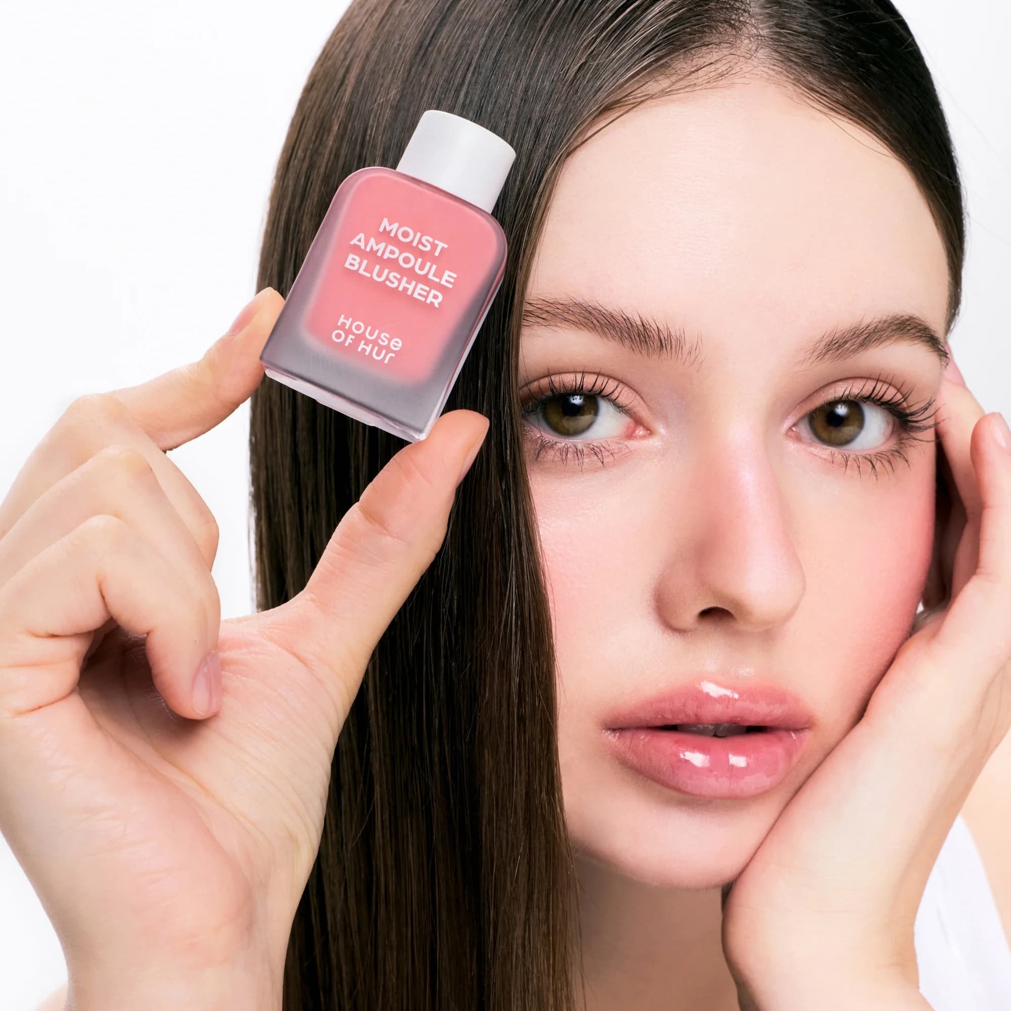 رژگونه آمپولی هور رنگ چری بلاسم ۰۶ | Hur Moist Ampoule Blusher 06 Cherry Blosso — تصویر ۵