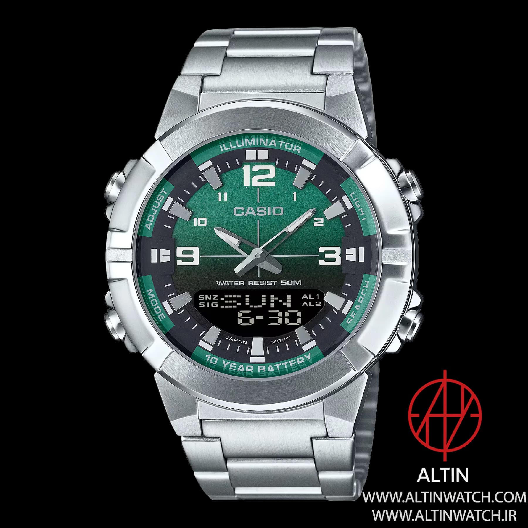 ساعت مردانه کاسیو مدل CASIO AMW-870DA-3AVDF — تصویر ۸