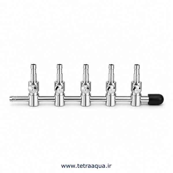 ترمینال تقسیم هوای آکواریوم 5 خروجی استیل