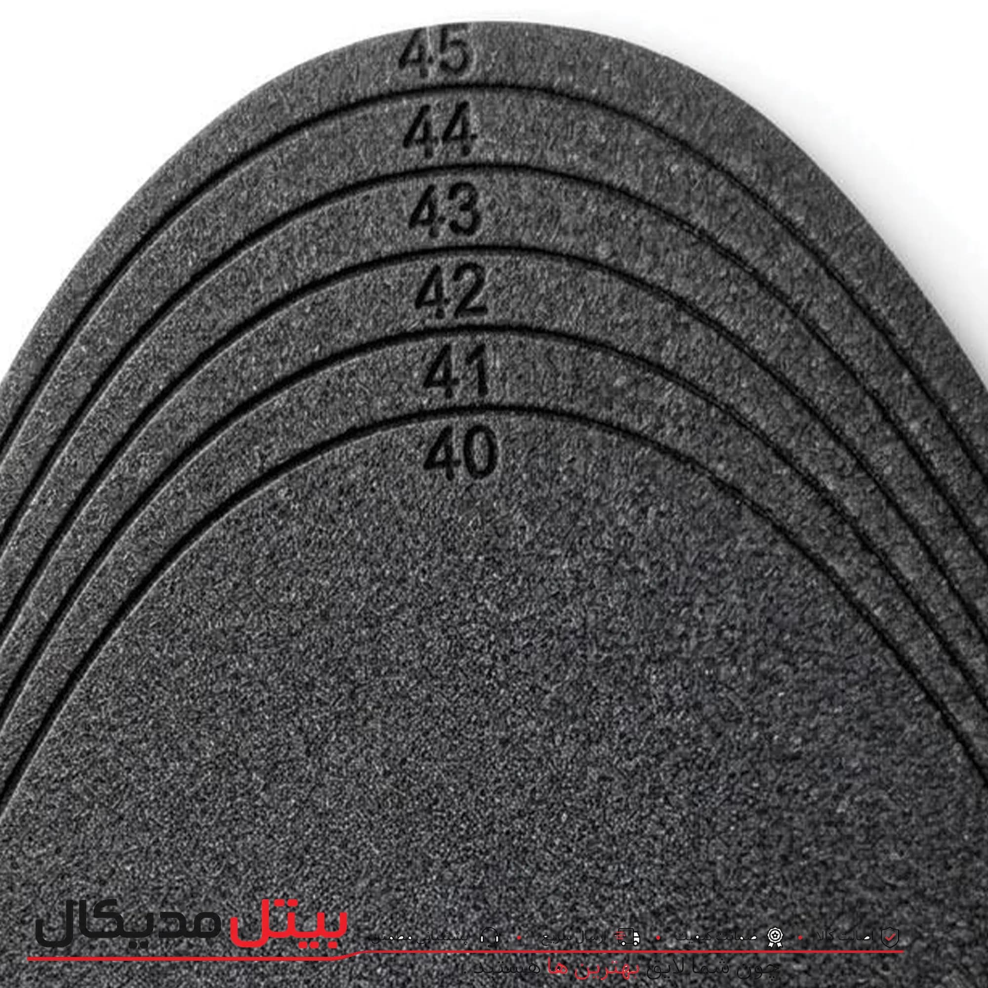 کفی اسفنجی بادکنکی وارداتی (سرمه ای) — تصویر ۳