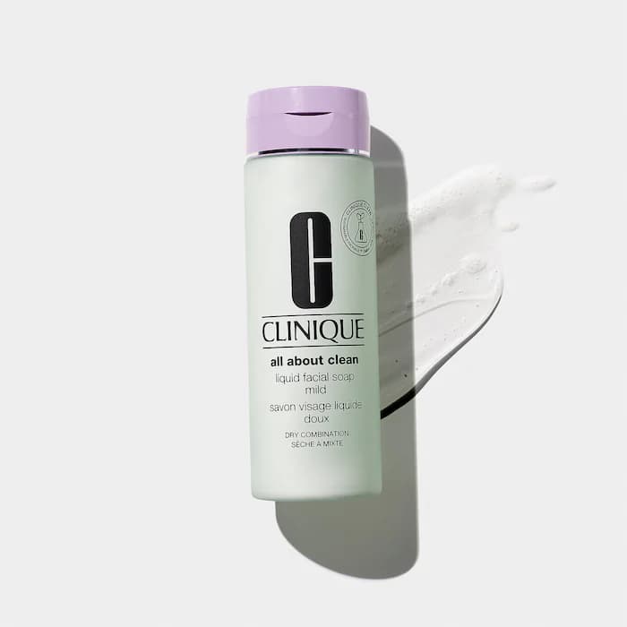 صابون مایع شوینده پوست خشک کلینیک Clinique All About Clean Liquid Facial Soap — تصویر ۴
