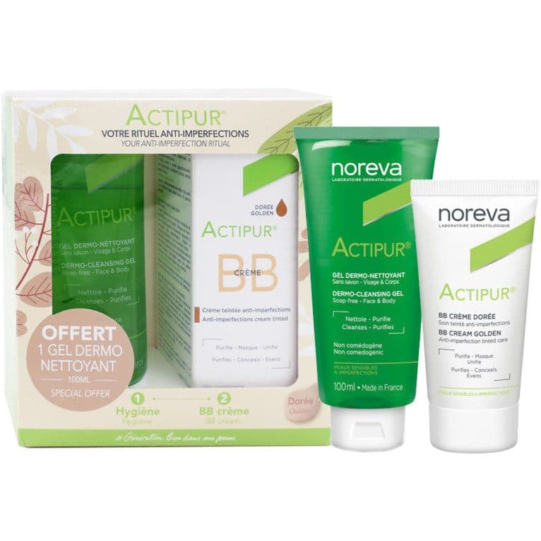 پک دو تایی بی بی کرم اکتیپور و ژل شوینده نوروا اکتی پور Noreva Actipur