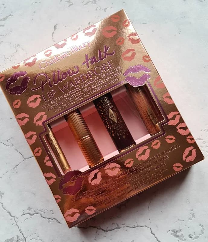 ست آرایش لب 4 تکه شارلوت تیلبری مدل Pillow Talk Lip Wardrobe