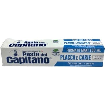 خمیردندان پاستا دل کاپیتانو مدل Placca e Carie — تصویر ۳