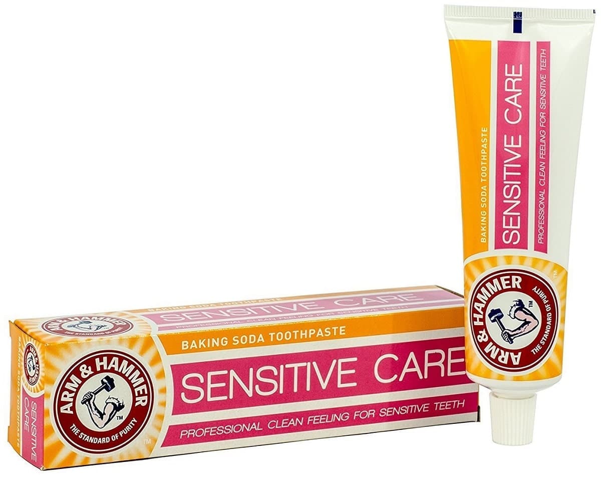 خمیردندان ویژه دندان‌های حساس آرم اند همر ۱۲۵ گرم Sensitive Care — تصویر ۲