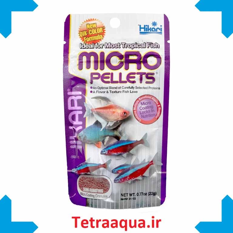 غذای میکرو پلت برند هیکاری Micro Pellets Hikari 22g