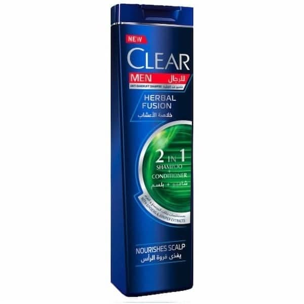 شامپو کلیر عربی Clear ضد شوره مردانه مدل HERBAL FUSION