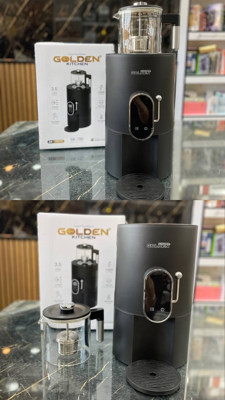 سماور برقی داخل استیل GOLDEN💥 مدل GK-780S,