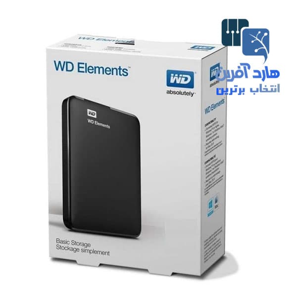 هارد اکسترنال وسترن دیجیتال مدل المنت ( ELEMENTS ) ظرفیت 500 گیگابایت با رابط USB Type-A 3.0