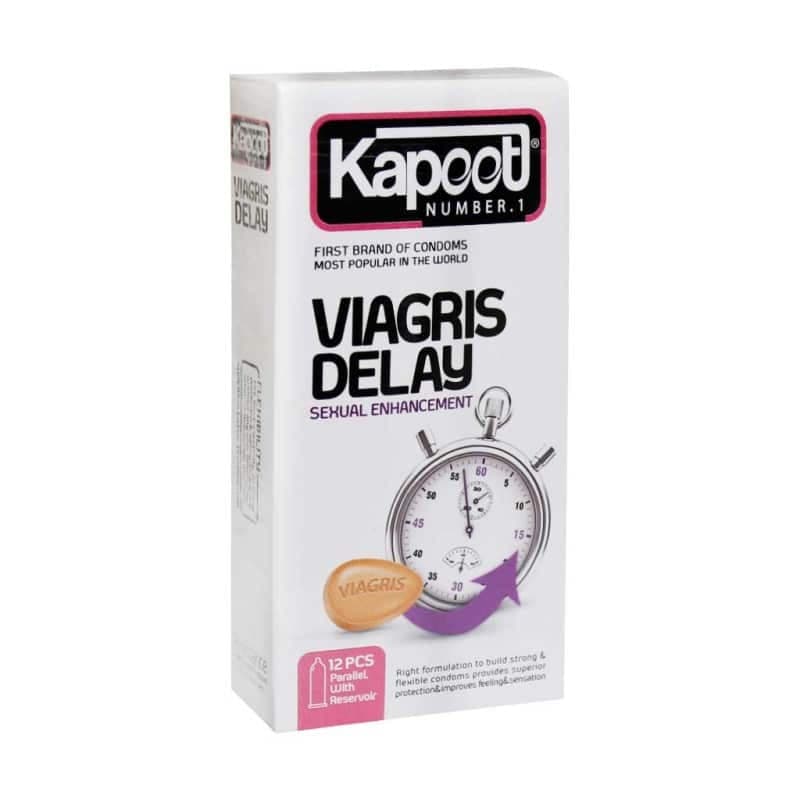 کاپوت- کاندوم 12 عددی لارگو VIAGRIS DELAY