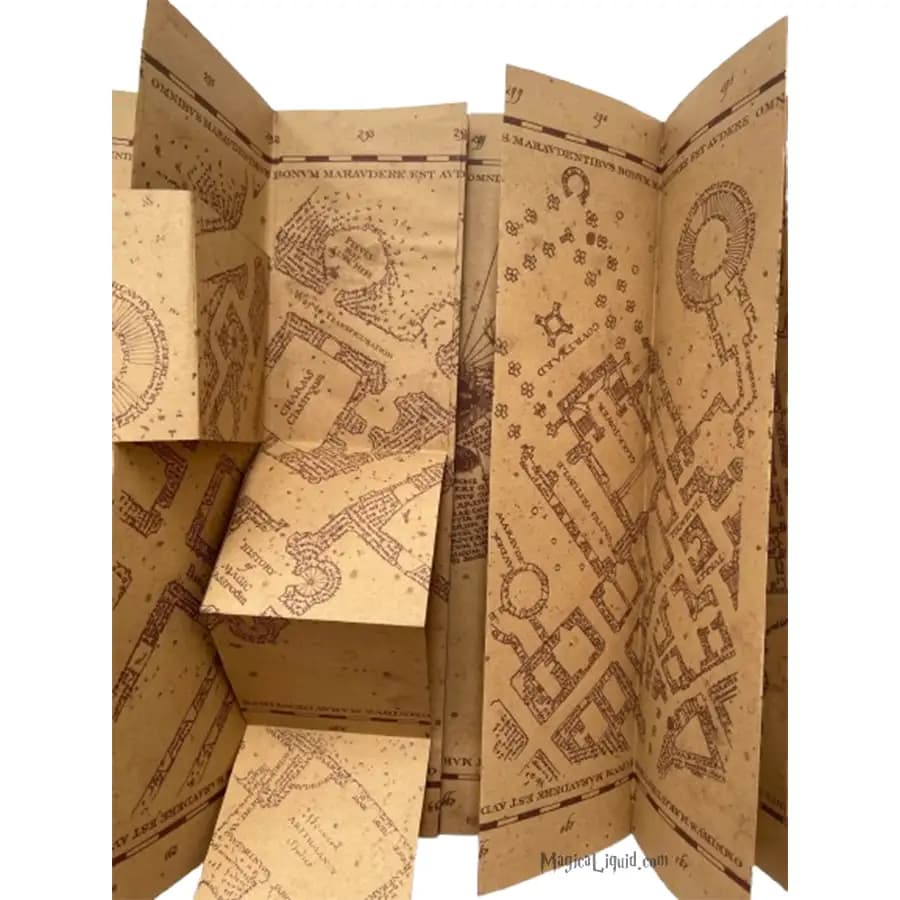 نقشه غارتگر هری پاتر Marauder’s Map — تصویر ۵