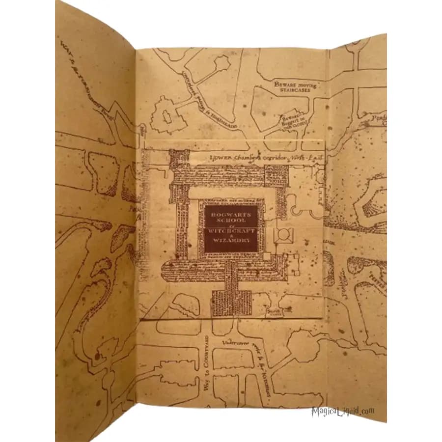 نقشه غارتگر هری پاتر Marauder’s Map — تصویر ۴